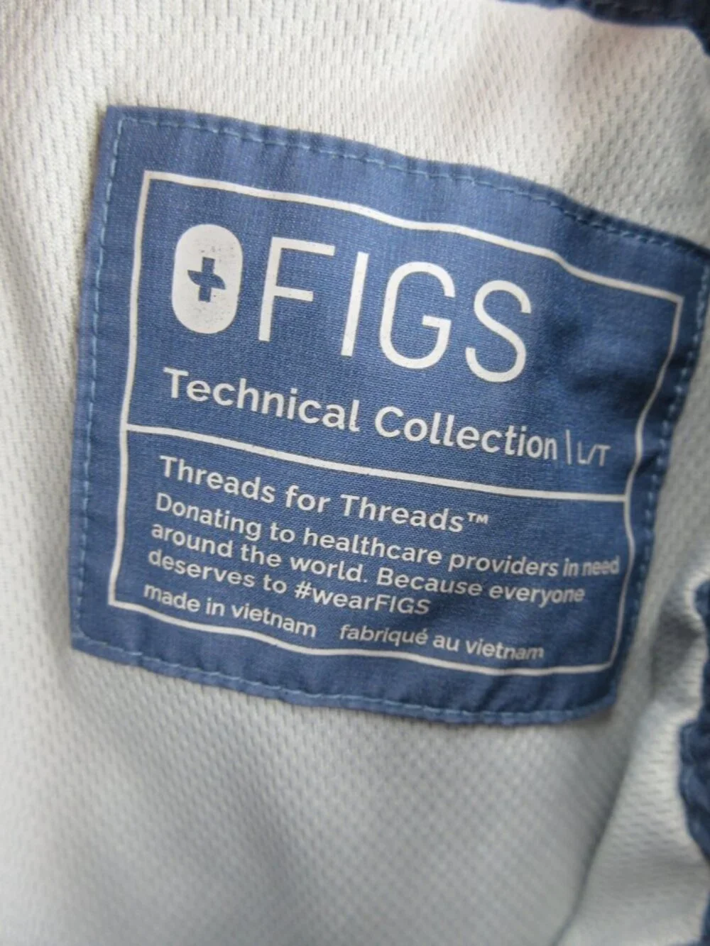 FIGS Pants Large Tall Scrubs Jogger Technical Nurse Medical Ombre *